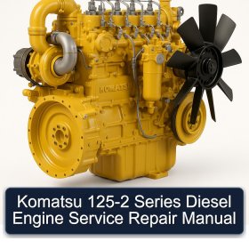 Komatsu 125-2 Series Diesel Engine Service Repair Manual