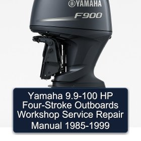 Yamaha 9.9-100 HP Four-Stroke Outboards Workshop Service Repair Manual 1985-1999