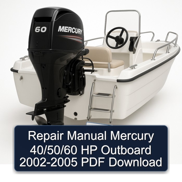 Repair Manual Mercury 40/50/60 HP Outboard 2002-2005 PDF Download