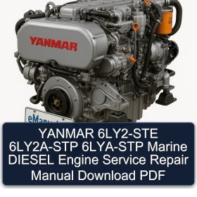 YANMAR 6LY2-STE 6LY2A-STP 6LYA-STP Marine DIESEL Engine Service Repair Manual Download PDF