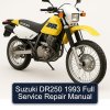 Suzuki DR250 1993 Full Service Repair Manual