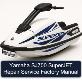 Yamaha SJ700 SuperJET Repair Service Factory Manual