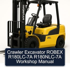 Crawler Excavator ROBEX R180LC-7A R180NLC-7A Workshop Manual