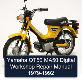 Yamaha QT50 MA50 Digital Workshop Repair Manual 1979-1992