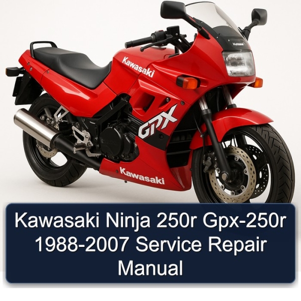 Kawasaki Ninja 250r Gpx-250r 1988-2007 Service Repair Manual