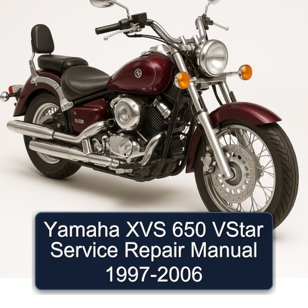 Yamaha XVS 650 VStar Service Repair Manual 1997-2006