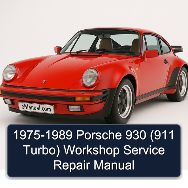 1975-1989 Porsche 930 (911 Turbo) Workshop Service Repair Manual