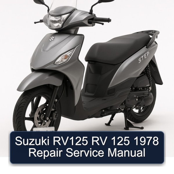 Suzuki RV125 RV 125 1978 Repair Service Manual