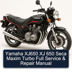 Yamaha XJ650 XJ 650 Seca Maxim Turbo Full Service & Repair Manual
