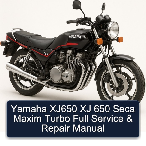 Yamaha XJ650 XJ 650 Seca Maxim Turbo Full Service & Repair Manual