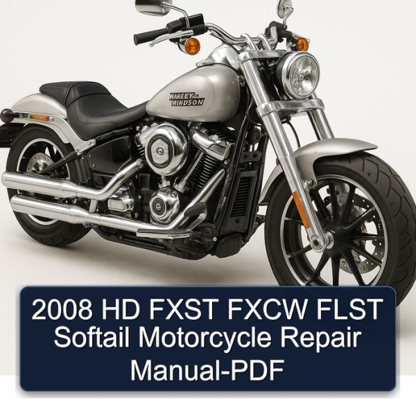 2008 HD FXST FXCW FLST Softail Motorcycle Repair Manual-PDF
