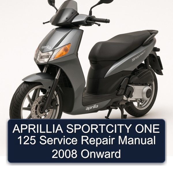 APRILLIA SPORTCITY ONE 125 Service Repair Manual 2008 Onward