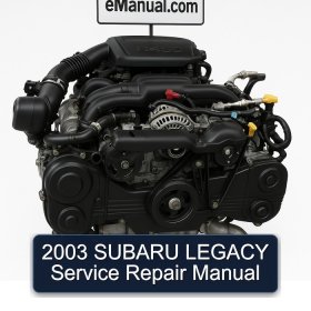 2003 SUBARU LEGACY Service Repair Manual