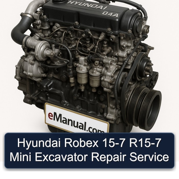 Hyundai Robex 15-7 R15-7 Mini Excavator Repair Service