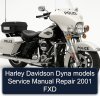 Harley Davidson Dyna models Service Manual Repair 2001 FXD