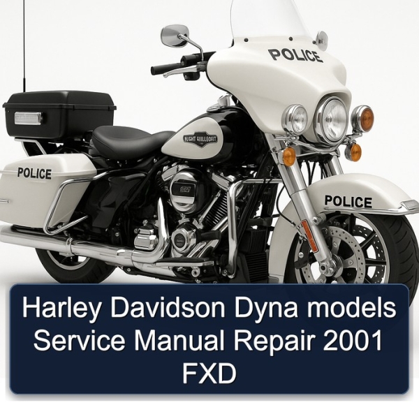 Harley Davidson Dyna models Service Manual Repair 2001 FXD