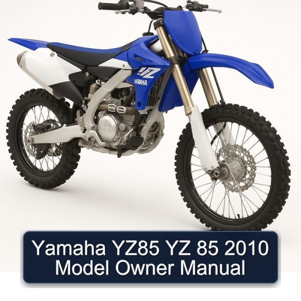 Yamaha YZ85 YZ 85 2010 Model Owner Manual