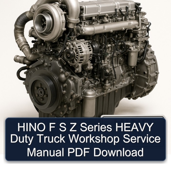 HINO F S Z Series HEAVY Duty Truck Workshop Service Manual PDF Download