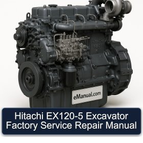 Hitachi EX120-5 Excavator Factory Service Repair Manual