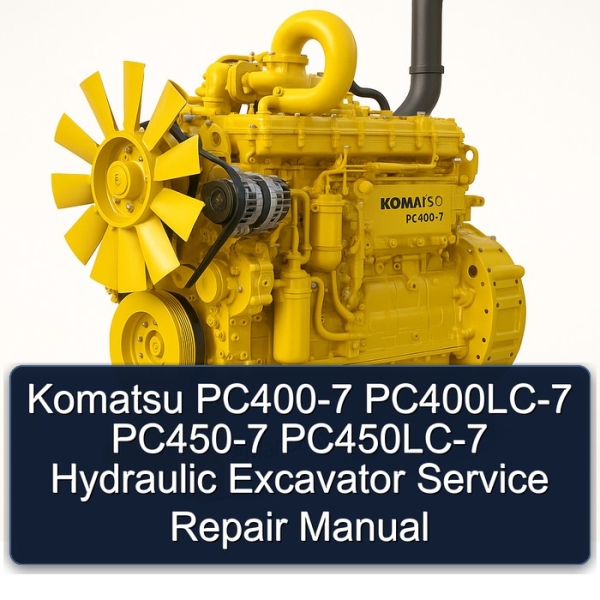 Komatsu PC400-7 PC400LC-7 PC450-7 PC450LC-7 Hydraulic Excavator Service Repair Manual
