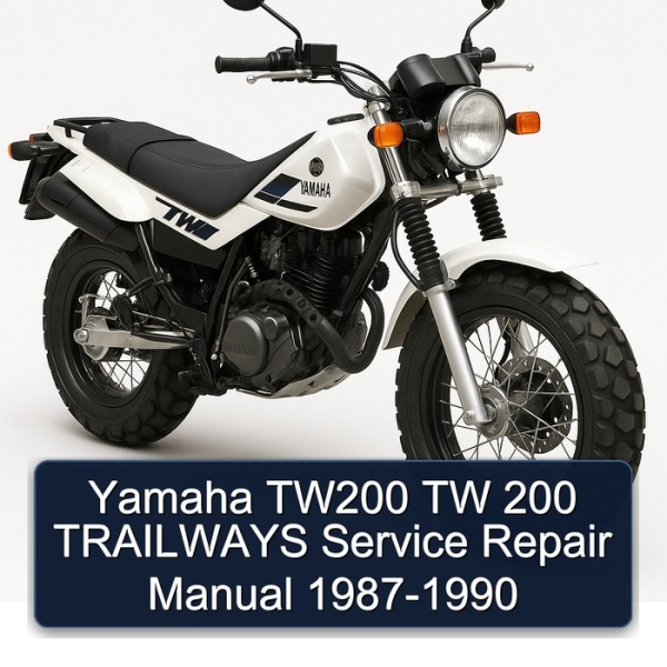 Yamaha TW200 TW 200 TRAILWAYS Service Repair Manual 1987-1990