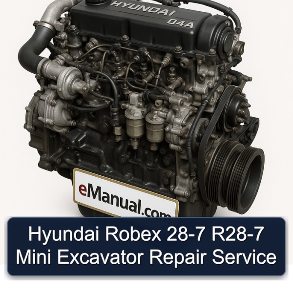 Hyundai Robex 28-7 R28-7 Mini Excavator Repair Service