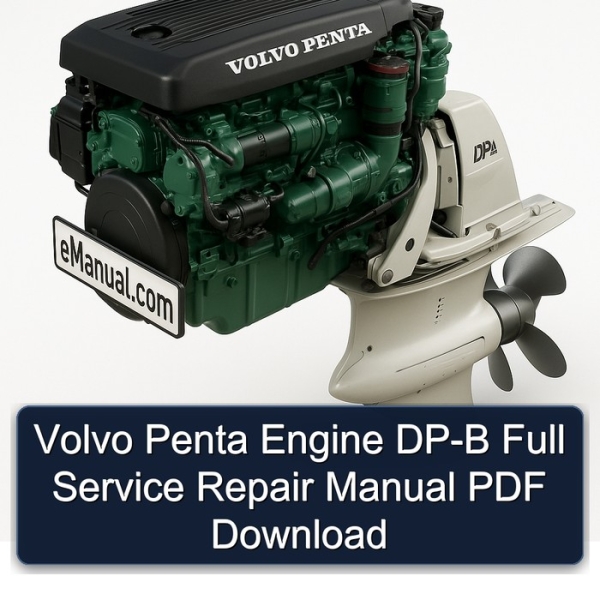 Volvo Penta Engine DP-B Full Service Repair Manual PDF Download
