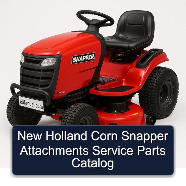 New Holland Corn Snapper Attachments Service Parts Catalog
