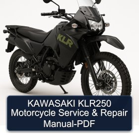 KAWASAKI KLR250 Motorcycle Service & Repair Manual-PDF