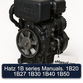 Hatz 1B series Manuals. 1B20 1B27 1B30 1B40 1B50