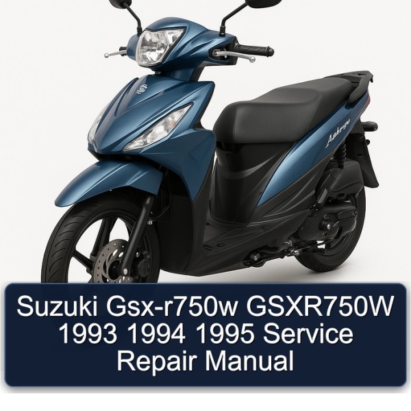 Suzuki Gsx-r750w GSXR750W 1993 1994 1995 Service Repair Manual