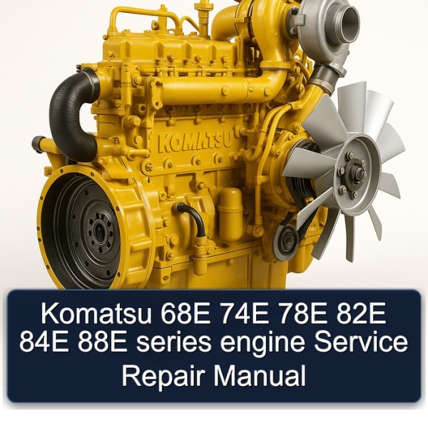 Komatsu 68E 74E 78E 82E 84E 88E series engine Service Repair Manual