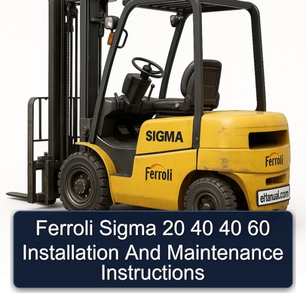 Ferroli Sigma 20 40 40 60 Installation And Maintenance Instructions