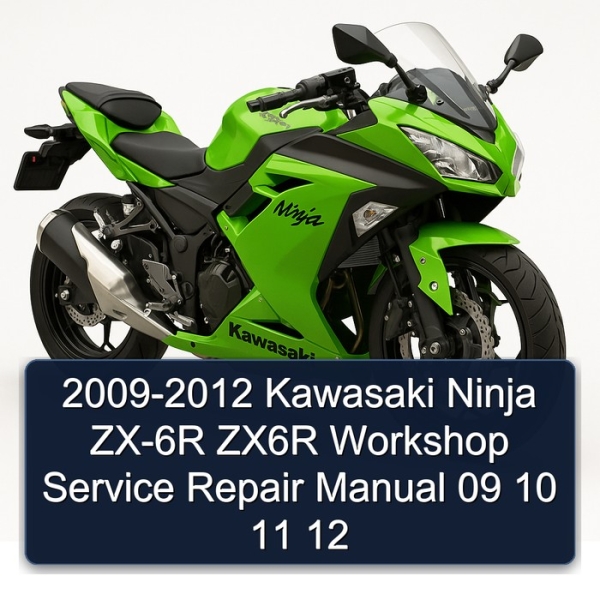 2009-2012 Kawasaki Ninja ZX-6R ZX6R Workshop Service Repair Manual 09 10 11 12