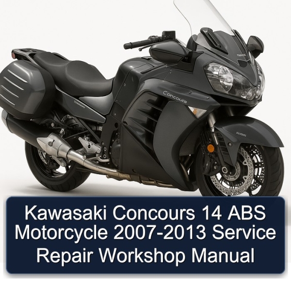 Kawasaki Concours 14 ABS Motorcycle 2007-2013 Service Repair Workshop Manual