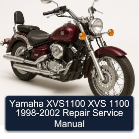 Yamaha XVS1100 XVS 1100 1998-2002 Repair Service Manual