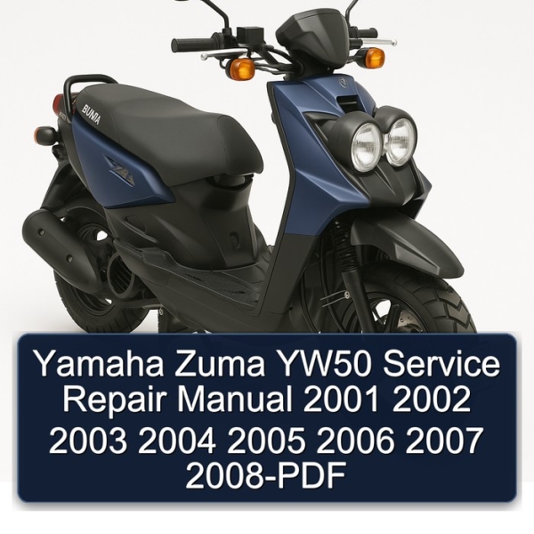 Yamaha Zuma YW50 Service Repair Manual 2001 2002 2003 2004 2005 2006 2007 2008-PDF