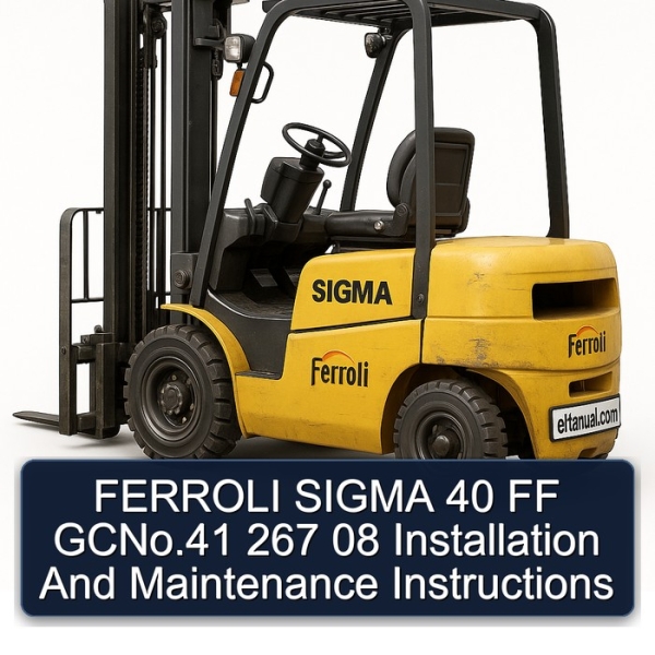 FERROLI SIGMA 40 FF GCNo.41 267 08 Installation And Maintenance Instructions