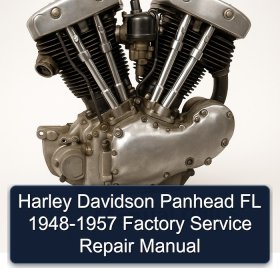 Harley Davidson Panhead FL 1948-1957 Factory Service Repair Manual