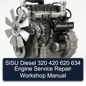 SISU Diesel 320 420 620 634 Engine Service Repair Workshop Manual