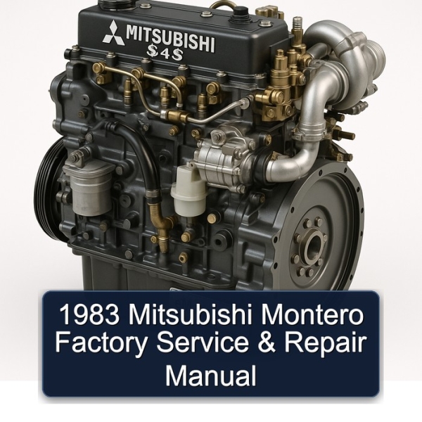 1983 Mitsubishi Montero Factory Service & Repair Manual