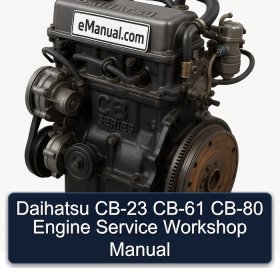 Daihatsu CB-23 CB-61 CB-80 Engine Service Workshop Manual