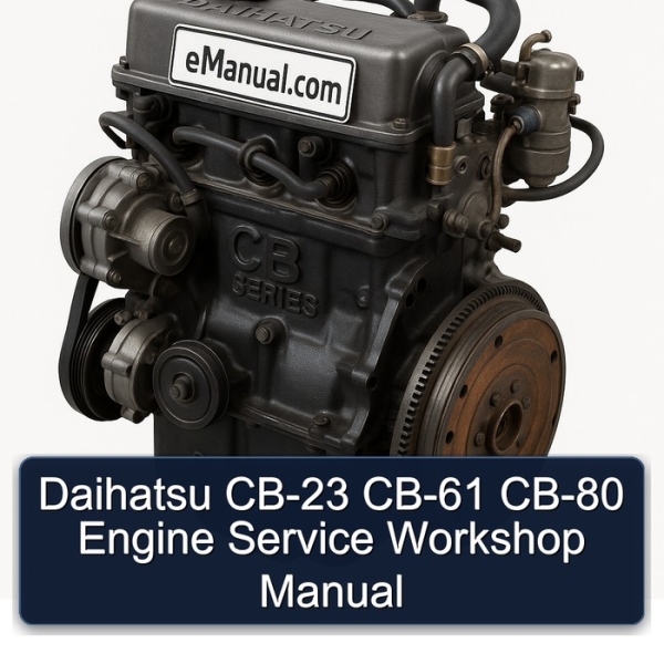 Daihatsu CB-23 CB-61 CB-80 Engine Service Workshop Manual