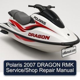 Polaris 2007 DRAGON RMK Service/Shop Repair Manual