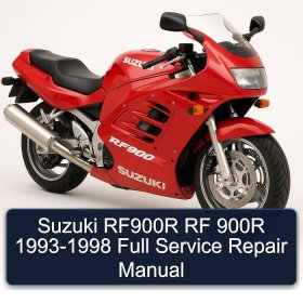 Suzuki RF900R RF 900R 1993-1998 Full Service Repair Manual