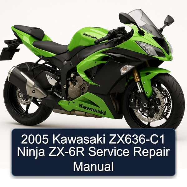 2005 Kawasaki ZX636-C1 Ninja ZX-6R Service Repair Manual