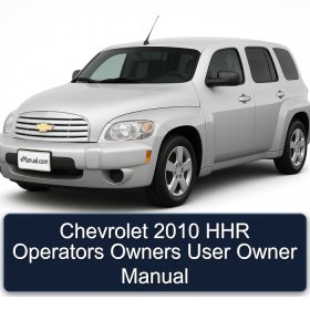 Chevrolet 2010 HHR Operators Owners User Owner Manual
