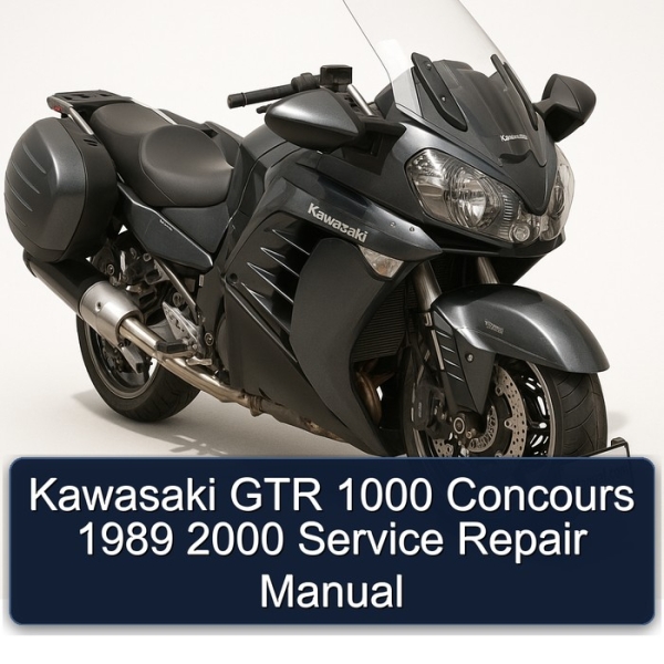 Kawasaki GTR 1000 Concours 1989 2000 Service Repair Manual