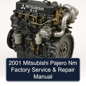 2001 Mitsubishi Pajero Nm Factory Service & Repair Manual