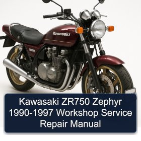 Kawasaki ZR750 Zephyr 1990-1997 Workshop Service Repair Manual